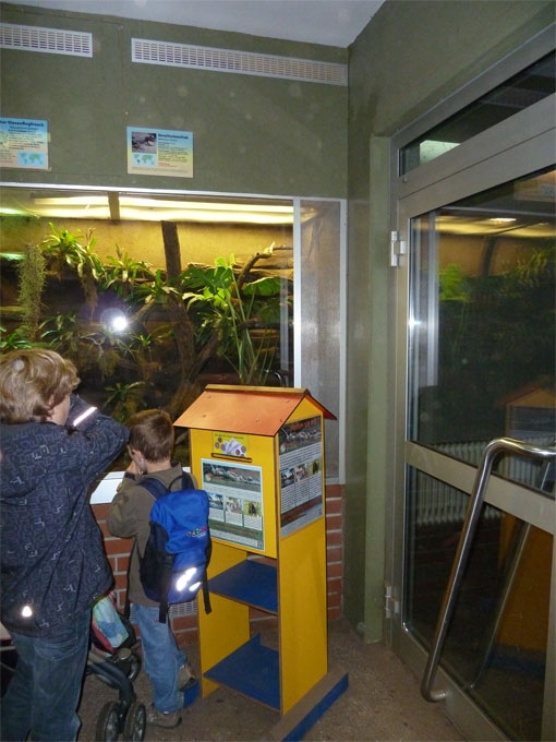 Spendenbox im Augsburger Zoo
